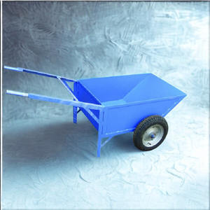 Carretilla de acero de alta resistencia para transporte de materiales de construcción y agricultura - Product Image 3