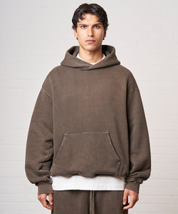 Sudadera con Capucha Oversize para Hombre, Estilo Urbano, 400GSM, Corte Holgado, con Logotipo Personalizado, Proveedor al por Mayor, Calidad Premium - Product Image 4