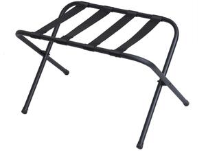 Soporte Plegable para Maletas Mabel Home, Metálico, Color Negro, con Correas de Nailon, para Dormitorio, Habitación de Huéspedes, Hotel - Product Image 5