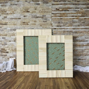 Marco de Fotos con Incrustaciones de Hueso de Primera Calidad, Hecho a Mano, Decorativo, para Sala de Estar, Dormitorio y Hoteles - Product Image 3