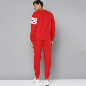 Latest 2026 Customized Design Men Regular Fit Winter Solid Sweat <b>Suits</b> / Latest Fashion 2 Piece Men's Sweat <b>Suit</b> Sets Bulk - Product Image 2
