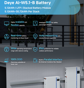 Module de batterie Deye ESS Ai-W5.1 en stock UE, stockage d'énergie solaire, batterie lithium-ion LiFePO4, officiel, authentique, best-sellers - Product Image 3