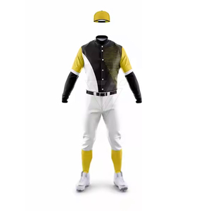 Ensembles d'uniformes de baseball respirants pour hommes grandes tailles, personnalisables, 100 % polyester, séchage rapide, tissu durable 160 g, prix abordable - Product Image 2