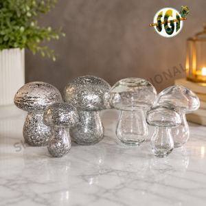 Nouvelle conception d'abat-jour en verre léopard coloré pour lampe de table LED, décoration de salon - Product Image 6
