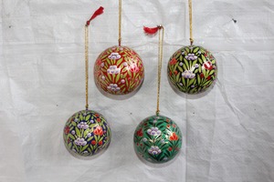 Factory Hot New Design Classic Round Wood <b>Sequined</b> Cover 8 cm 10 cm 12 cm Different Sizes Christmas Interior Design DIY Pattern - Product Image 6