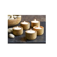 Bougie écologique en cire de soja parfumée de luxe dans un bol en bois, fait main, support de bougie en bois naturel en forme de bateau, personnalisé.