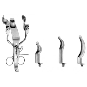 Juego de Retractores Quirúrgicos para Hemorroidectomía Alan Parks con Cuchillas Intercambiables, Instrumento Reutilizable de Acero Inoxidable - Product Image 1