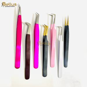 ชุดแหนบต่อขนตา Bellus International Professional 6 ชิ้น หลากสี รุ่น 45 แบบตรงและโค้ง ทำจากสแตนเลสสตีล คุณภาพดี - Product Image 2