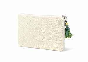 Monedero de Lujo Hecho a Mano con Cuentas de Cítricos para Mujer, Diseño de Naranja, Limón y Pomelo, Cartera Abierta con Cadena de Muñeca y Cuentas Artesanales - Product Image 2