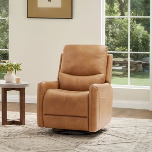 Poltrona reclinabile elettrica Dublin 30 in similpelle marrone sella - Product Image 4
