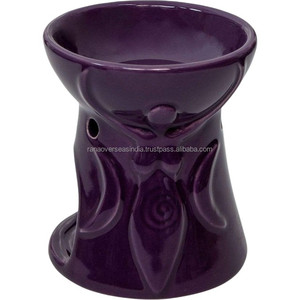 โคมไฟเซรามิกกลิ่นหอมลายเทพธิดาแห่งดวงจันทร์ เครื่องกระจายกลิ่นน้ำมันหอมระเหยแบบรักษ์โลก ใช้ได้ทุกฤดู - Product Image 4