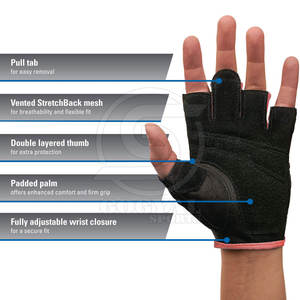 ถุงมือฟิตเนสลดราคาพิเศษ MOQ ต่ำ คุณภาพดีเยี่ยม วัสดุทนทาน - Product Image 3