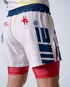 Pantalones Cortos de MMA Ligeros y Elásticos, Diseño Limpio, Comodidad Relajada, Ajuste Simple, Poliéster/Spandex, para Sesiones de Práctica con Movimiento Libre - Product Image 5