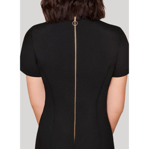 Nouvelle Tunique de Salon Personnalisée Tendance, Uniforme Élastique pour Manucure et Spa, avec Fermeture Éclair au Dos, Respirante, Séchage Rapide, Anti-Plis, en Polyester - Product Image 5