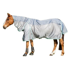 Mantén a los caballos frescos con alfombras de verano ligeras de malla de polialgodón para mayor comodidad durante los largos días al sol - Product Image 1