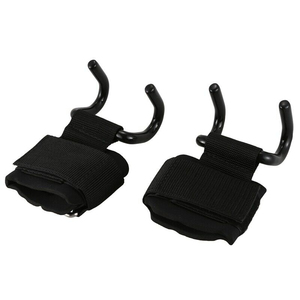 Best Price Customized Power Hooks Fitness Wrist Holder Rod Gym Heavy Duty Weightlifting <b>Barbell</b> Hooks - Product Image 1