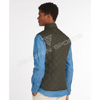 Gilet de chasse pour homme multi-poches Barbour, tissu 100% micro-polyester respirant, grande taille, doublure en coton écologique