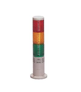 Tour de signalisation d'alarme LED de type standard avec buzzer, plaque de montage de 60 mm, corps en plastique - APWB6, voyants indicateurs d'équipement - Product Image 1
