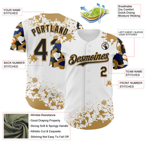 Maillots de baseball personnalisés OEM pour équipes, manches courtes, impression par sublimation à transfert thermique, maille respirante, unisexe, coupe ample - Product Image 3