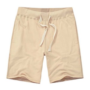 Venta al por mayor 2026: Conjunto de pantalones cortos y camiseta para hombre en color avena claro y avena oscuro, y pantalones cortos elásticos de talla grande y camiseta de manga corta. - Product Image 4