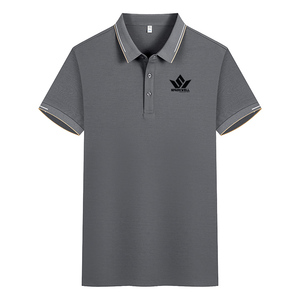 <b>Men's</b> <b>Black</b> Knitted <b>Polo</b> Shirt Short Sleeve Solid Color Collared Regular Fit Breathable Casual Golf Sports Summer Wear - Product Image 6