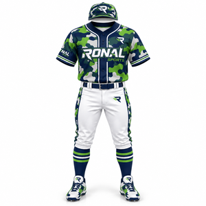 Uniforme de Béisbol de Buena Calidad, Uniforme de Equipo de Primera Calidad, Conjunto de Uniforme de Béisbol al por Mayor y Uniforme de Béisbol a Bajo Precio en Oferta - Product Image 1