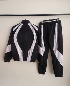 Ensemble survêtement homme streetwear haute qualité avec logo personnalisé, coupe-vent et short imperméable grande taille, nouveau design, fermeture éclair - Product Image 5