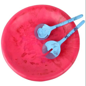 Nuevo Juego de Servidores de Ensalada de Resina de Color Personalizado, Utensilios de Cocina Ecológicos y Duraderos, Regalo de Boda, Accesorio de Cocina - Product Image 1