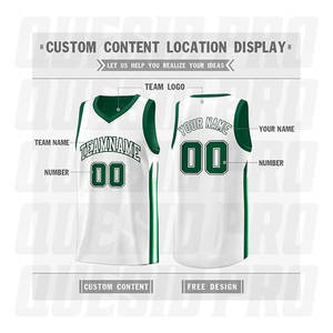 Maillot de basketball personnalisé le plus vendu, respirant, vêtements de sport, sublimation, personnalisation OEM, nom et numéro - Product Image 3