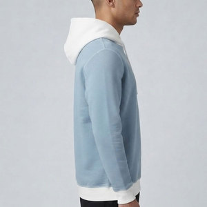 Nueva llegada: Sudaderas con capucha para hombre, de algodón grueso de primera calidad, para ropa informal de calle. - Product Image 4