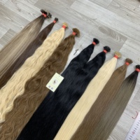 Pré-collé Vente Chaude Kératine U Tip Nano Tip Tape dans les Cheveux Russes Double Drawn Platinum Blonde Extensions de Cheveux Humains