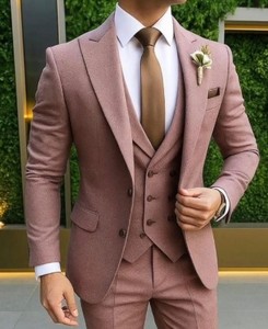Trajes de Negocios para Hombre OEM de Bangladesh, Blazer Antiarrugas, Transpirable, Antipilling, Tallas Grandes, Hechos a Medida, Poliéster/Algodón - Product Image 3