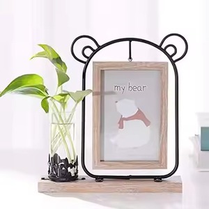 Creative Metal Glass <b>Picture</b> <b>Frame</b> Stylish Photo Display Interior Home Decor - Product Image 2