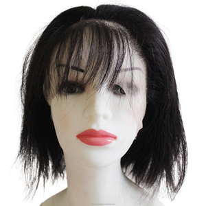 Step into chic simplicity with 4x4 closure <b>wig</b> 12 14 inch human hair virgin bob—clean cut, soft volume, effortless styling - Product Image 5