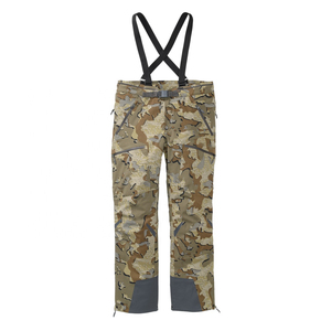 Pantalon à bretelles personnalisable grande taille en velours côtelé, résistant aux taches, avec broderie 3D, fermeture éclair, confortable, motif uni, imperméable, pour l'hiver et les activités de plein air - Product Image 6