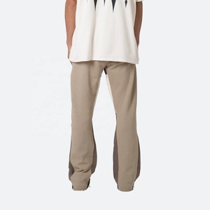 Pantalons de survêtement évasés décontractés de haute qualité 2026, tissu en coton respirant, jogging streetwear, évasés, personnalisables, OEM, pantalons hip-hop de haute qualité - Product Image 2
