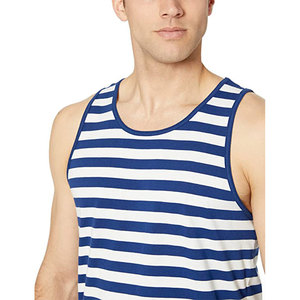 Tissu côtelé doux, léger et respirant avec un toucher extensible, débardeur de compression musculaire pour la musculation. - Product Image 5