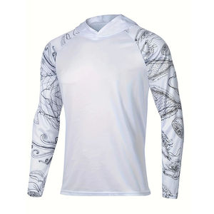 T-shirts de pêche personnalisés en gros, fabricant OEM, fournisseur de vêtements de performance légers et respirants pour activités de plein air - Product Image 5
