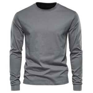 เสื้อยืดคอกลมแขนสั้นผู้ชาย สีพื้น ผ้าถัก ทรงปกติ รักษ์โลก ผลิตจากผ้าฝ้าย 100%  รับสั่งทำสีตามต้องการ - Product Image 5