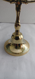 Pure Brass Menorah Candle Holder Metal Hanukkah <b>Candelabra</b> Traditional 9 Branch Candle Stand - Product Image 2