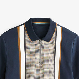 Polo de golf imprimé tendance à prix de gros, uniforme, manches courtes, broderie de logo personnalisé, pour hommes - Product Image 5