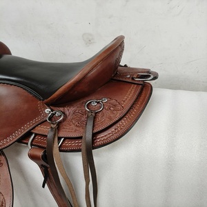 อานม้าทรงกลมแบบสบายสำหรับขี่ม้าแบบ Endurance Riding รุ่น Pleasure Trail - สี: น้ำตาล อานม้าคุณภาพพรีเมียมจากอินเดีย - Product Image 4