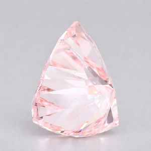 Diamante suelto cultivado en laboratorio, CVD, rosa intenso, corte trillón de 3.01 quilates, con certificado IGI, pulido a mano para la fabricación de joyas. - Product Image 5