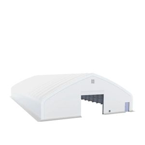 TMG DT6000 Pro Series - Telo di copertura in PVC resistente da 32 once per tettoia di stoccaggio a doppia tralicciatura da 60 piedi, disponibile anche nelle lunghezze da 80, 100 e 120 piedi - Product Image 2