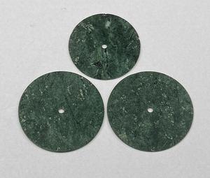 Esfera de Reloj de Ágata Musgosa Natural Verde y Blanca de 31.5mm y 1.5mm de Grosor para Fabricación de Relojes, Piedra Suelta - Product Image 1