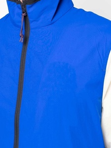 Hot Sale Streetwear <b>Mesh</b> Lining Windbreaker Jacket Zip Up Custom Logo Mens Color Block Windbreaker Jacket - Product Image 5