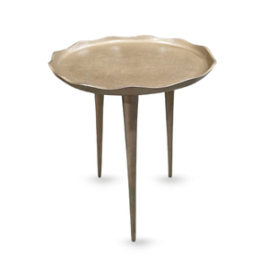 Fabulous Looks Hammered Metal Side <b>Table</b> Midcentury Design Handmade Living Room Furniture Apartment Decor - Product Image 1