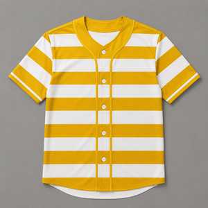 Baseball Jersey Shirt Unisex Full <b>Button</b> Casual Sports Uniform Lightweight Breathable Athletic Teamwear Top Men - Product Image 1