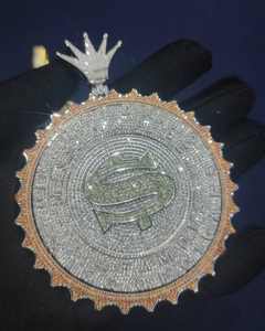 Chaîne personnalisée avec nom en moissanite VVS, style baguette, plaqué rhodium, argent 925, pendentif logo lettre, bijoux pour homme, style hip-hop glacé - Product Image 2