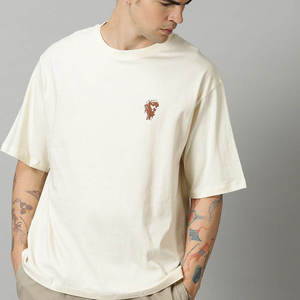 Solid Color 100% Cotton T-Shirt New Fashion Branded Fabric Unisex O-Neck Regular Fit Hip Hop Half Sleeve Custom Logo Men T-shirt - Product Image 4